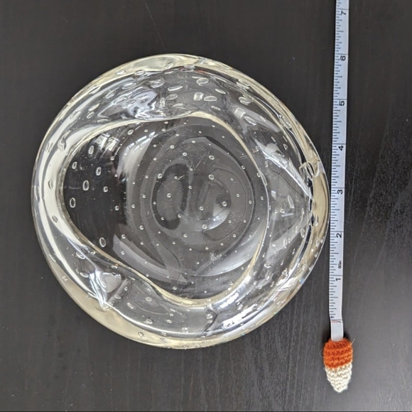 Blenko Controlled Bubble Ashtray - Picture 7 of 8